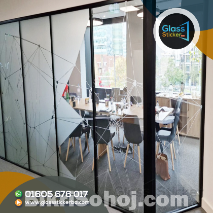 Top Frosted glass stickers design in Dhaka BD